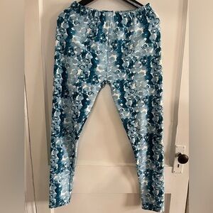 Just Cozy soft blue leggings
